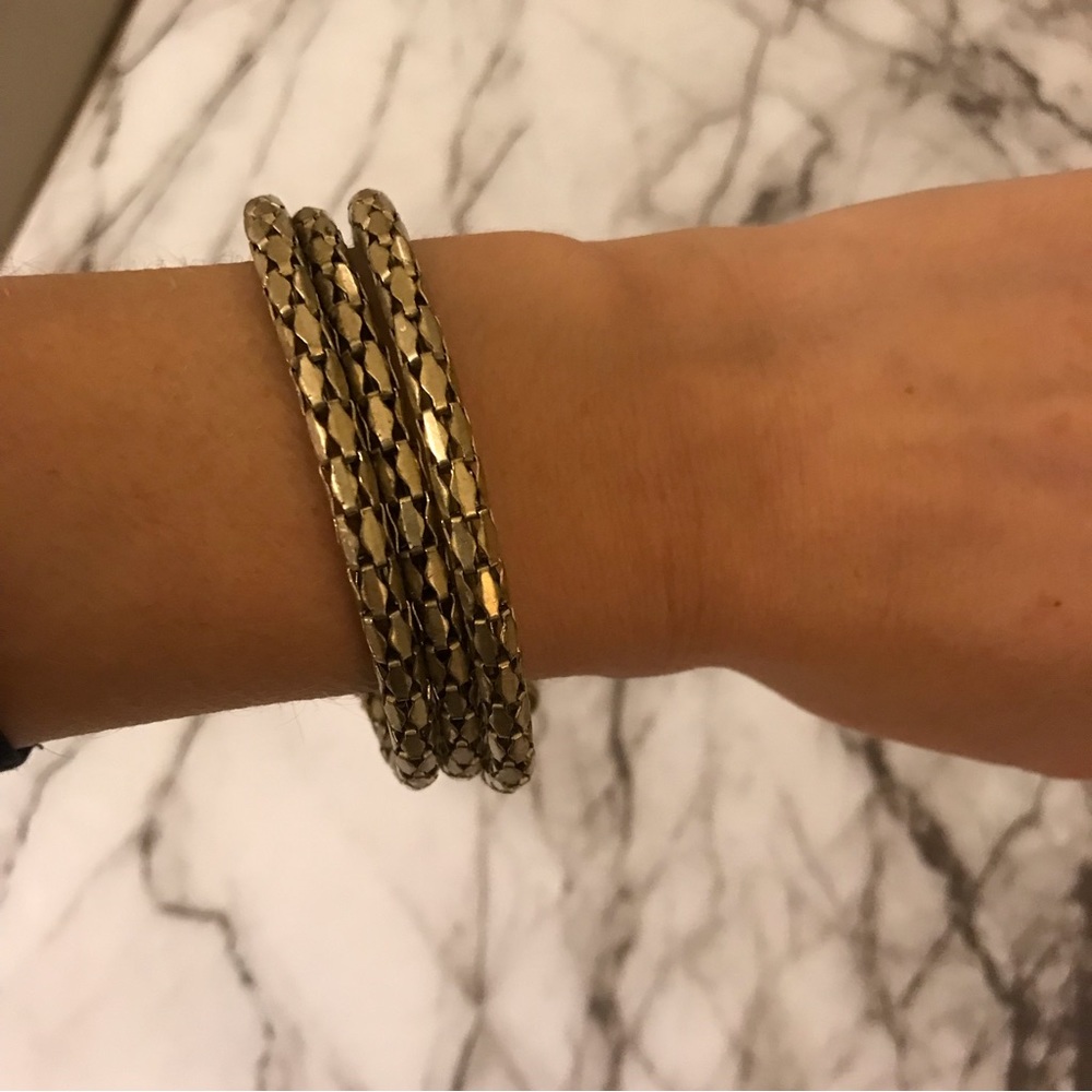BCBG Gold Wrap Bracelet